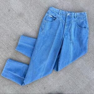 Vintage 90s Roper high rise bareback wedgie fit taper ankle cowgirl western jean